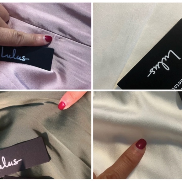 LULU's BUNDLE of THREE! Wedding Bridesmaid Elegant Satin Sexy Gown - Picture 10 of 10